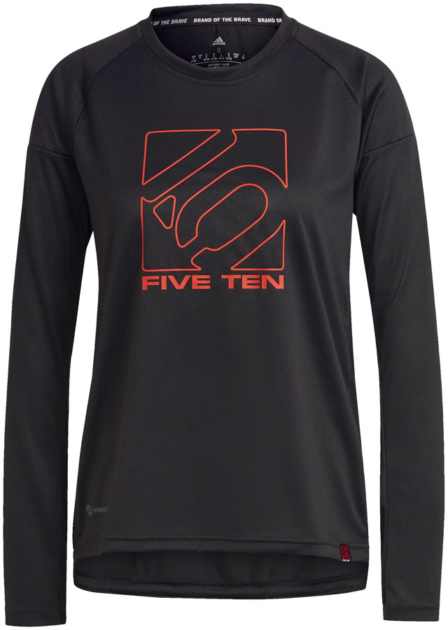 Maillot à manches longues Five Ten - Noir Femme Moyen