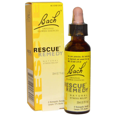 Bach Flower Remedies Rescue Remedy 0.7 fl oz - Natural Stress Relief