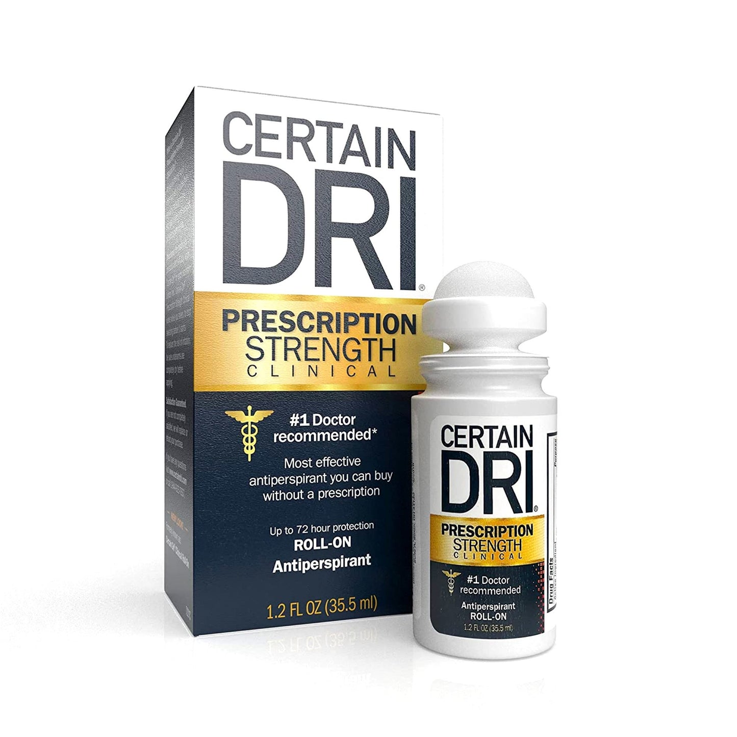 Cierta Dri Antitranspirante de Prescripción Roll-On – 1.2 Fl Oz