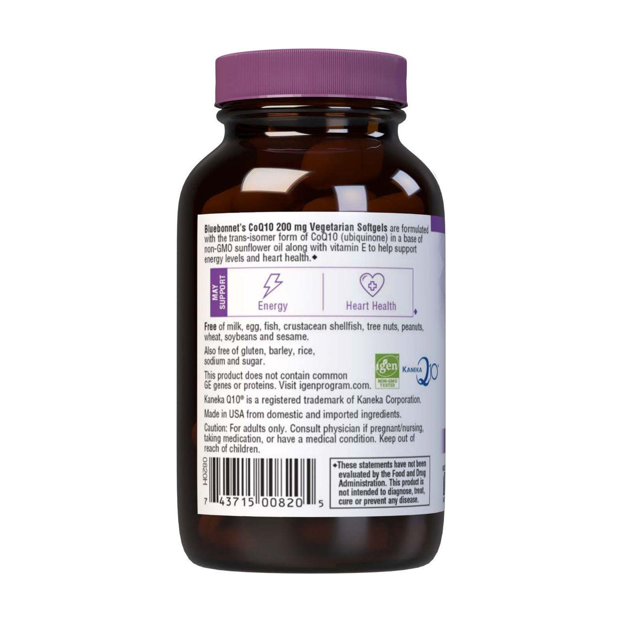 Gélules végétariennes BlueBonnet CoQ-10 200 mg - 60 unités