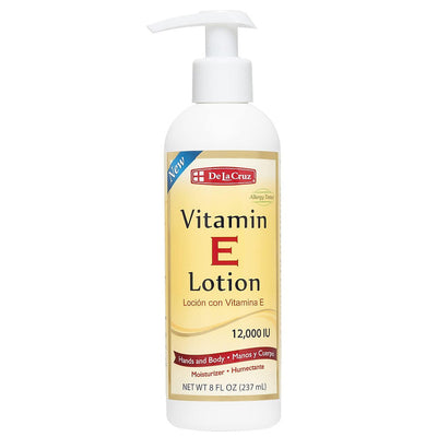 De La Cruz Vitamin E Hand and Body Lotion - 8 Oz