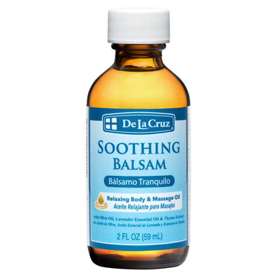 De La Cruz Soothing Balsam Massage Oil - 2 FL. OZ