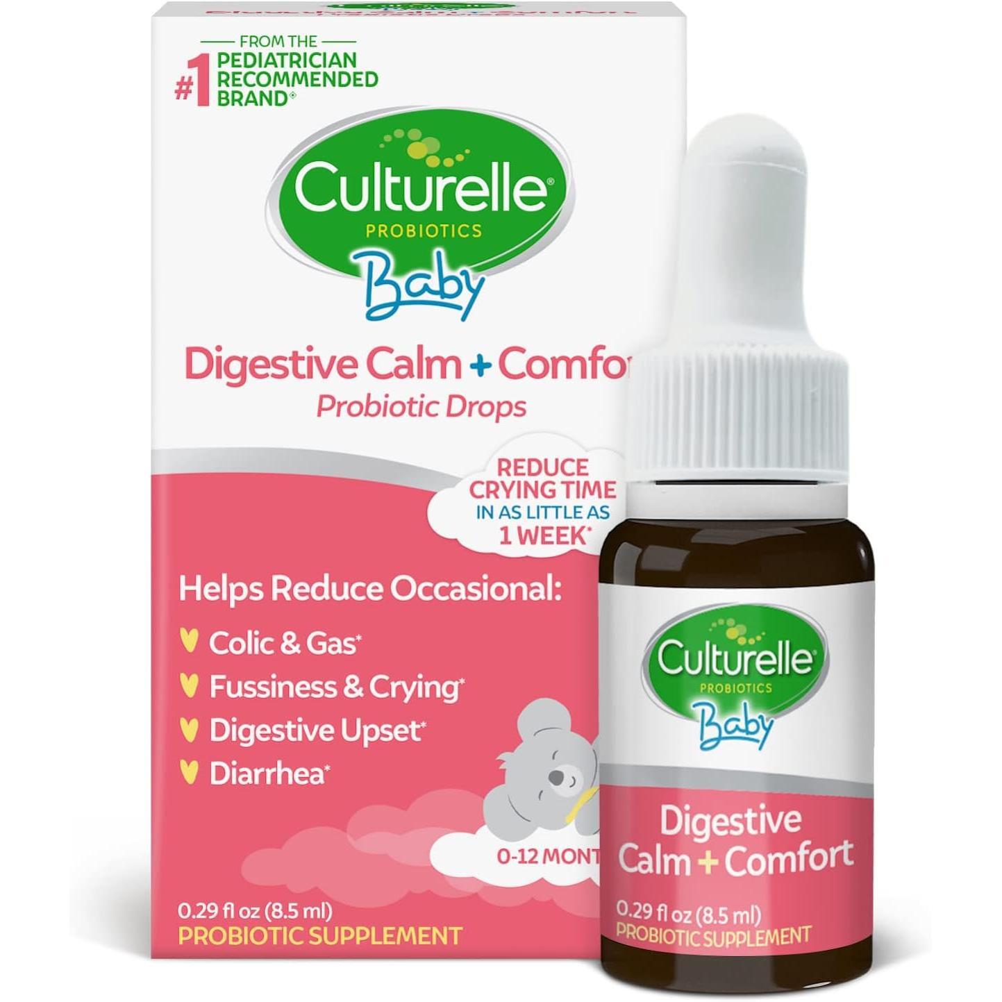 Gouttes probiotiques Culturelle Baby Calm + Comfort, 0-12 mois