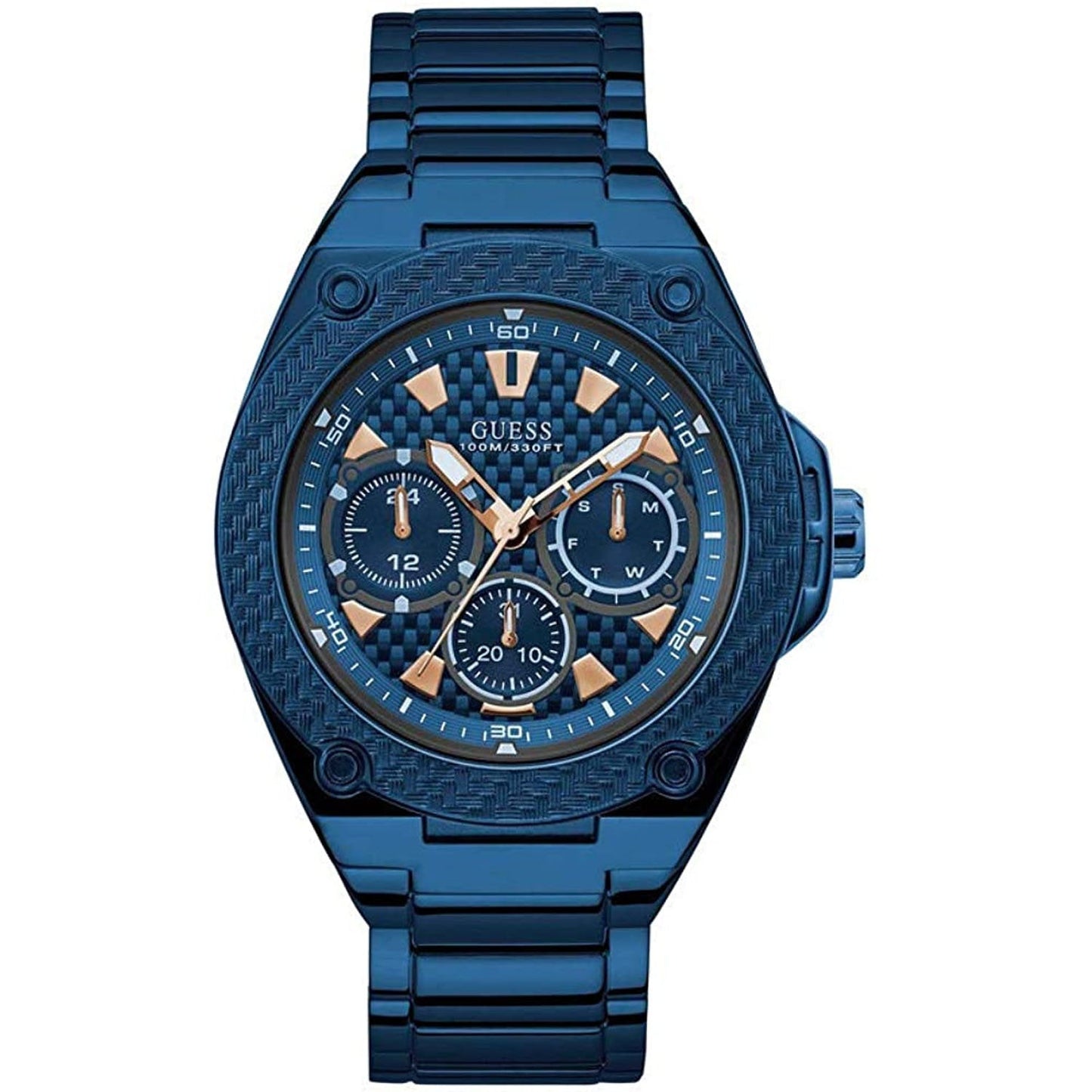 Guess Men's Classic Watch with Blue Dial