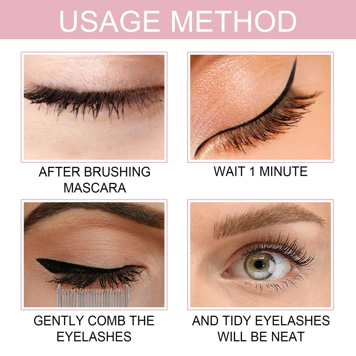 Eyelash Separator Comb for Clump-Free Lashes