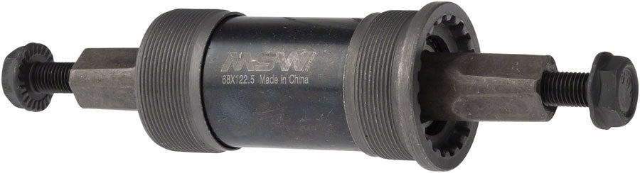 MSW ST100 Boîtier de pédalier - Anglais 68 x 122,5 mm Square Taper JIS