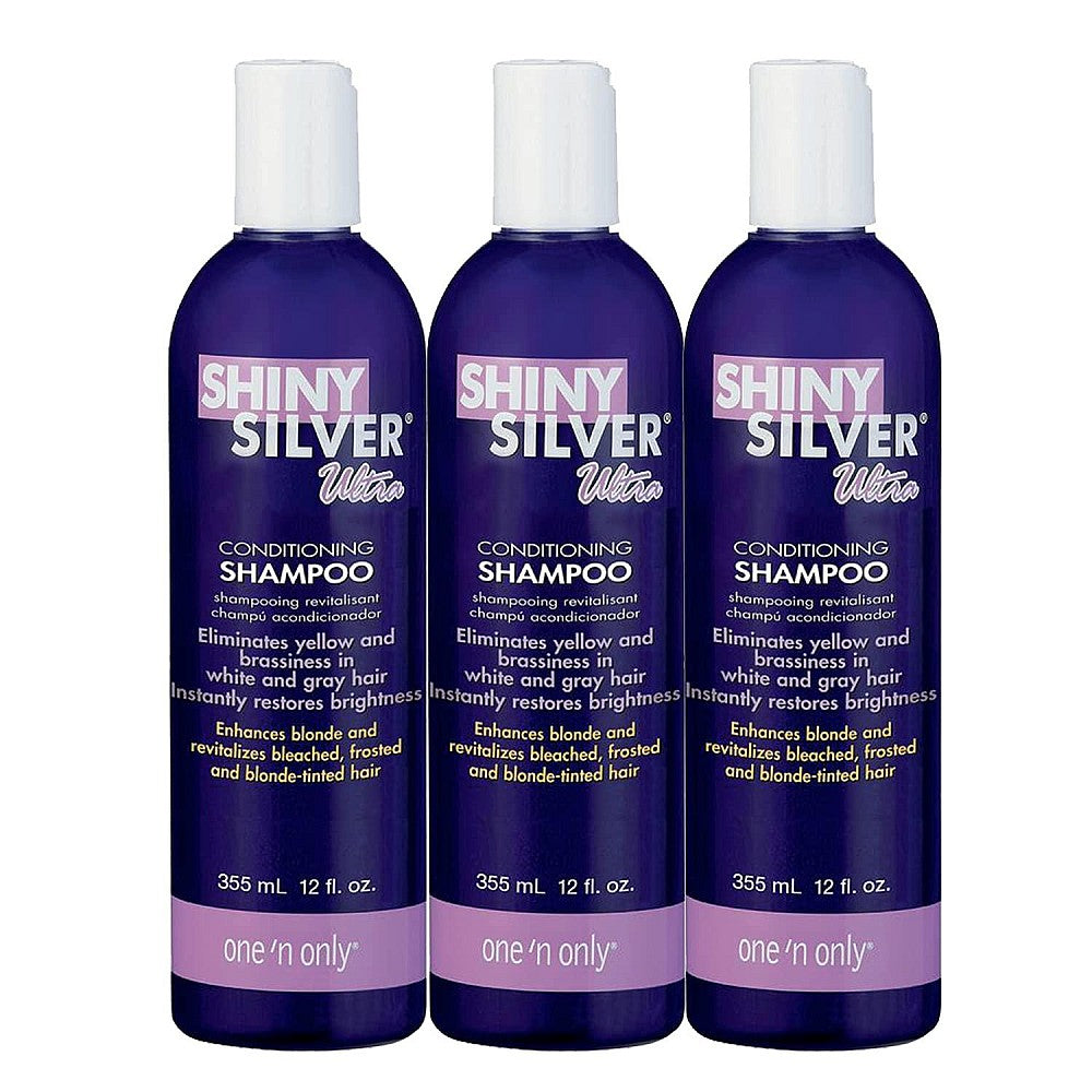 Champú Ultra Acondicionador Shiny Silver de One N' Only Conair - 12 Fl Oz