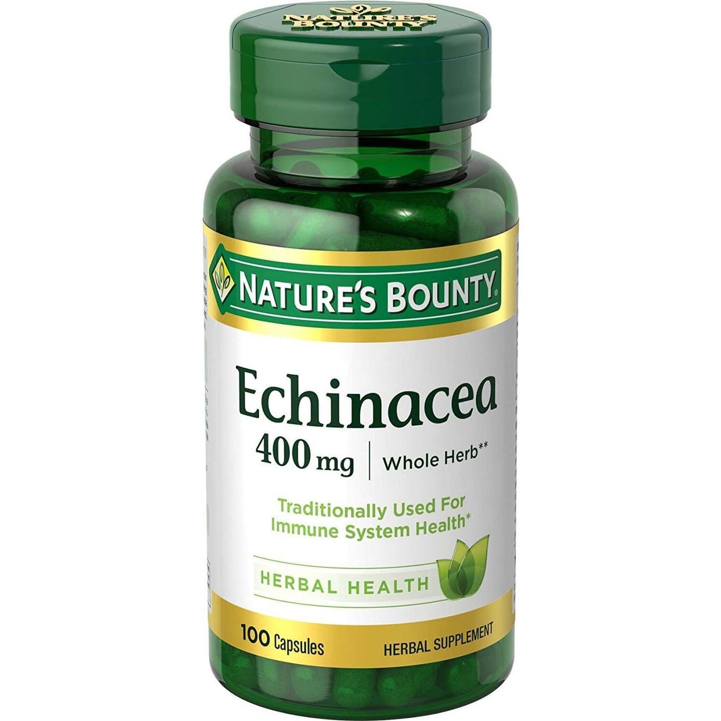 Cápsulas de Equinácea de Nature's Bounty, 400 Mg - Soporte Inmunológico