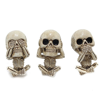 Ghost Head Aromatherapy Hanger Set Resin Car Air Outlet Aromatherapy Decoration Car - Korvel
