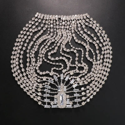 Rhinestone Bridal Headband Hat Forehead Hair Accessories Fashion Jewelry Wedding Crystal Head Chain Women Headpiece Gifts - Korvel