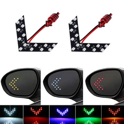 14 SMD LED Arrow Panel for Car Rear View Mirror Indicator