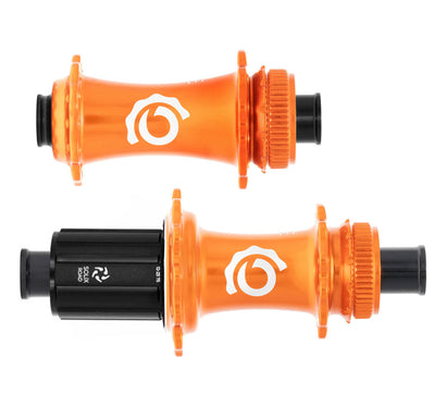 Industry Nine Solix CL Hubs - 12x100/142 TA, 28h, HG11, Orange