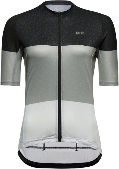 Jersey Gorewear Spirit Stripes - Negro/Gris Lab Mujer Pequeño