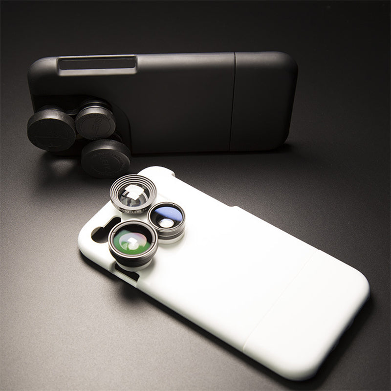 4-in-1 Mobile Phone Lens Case for iPhone