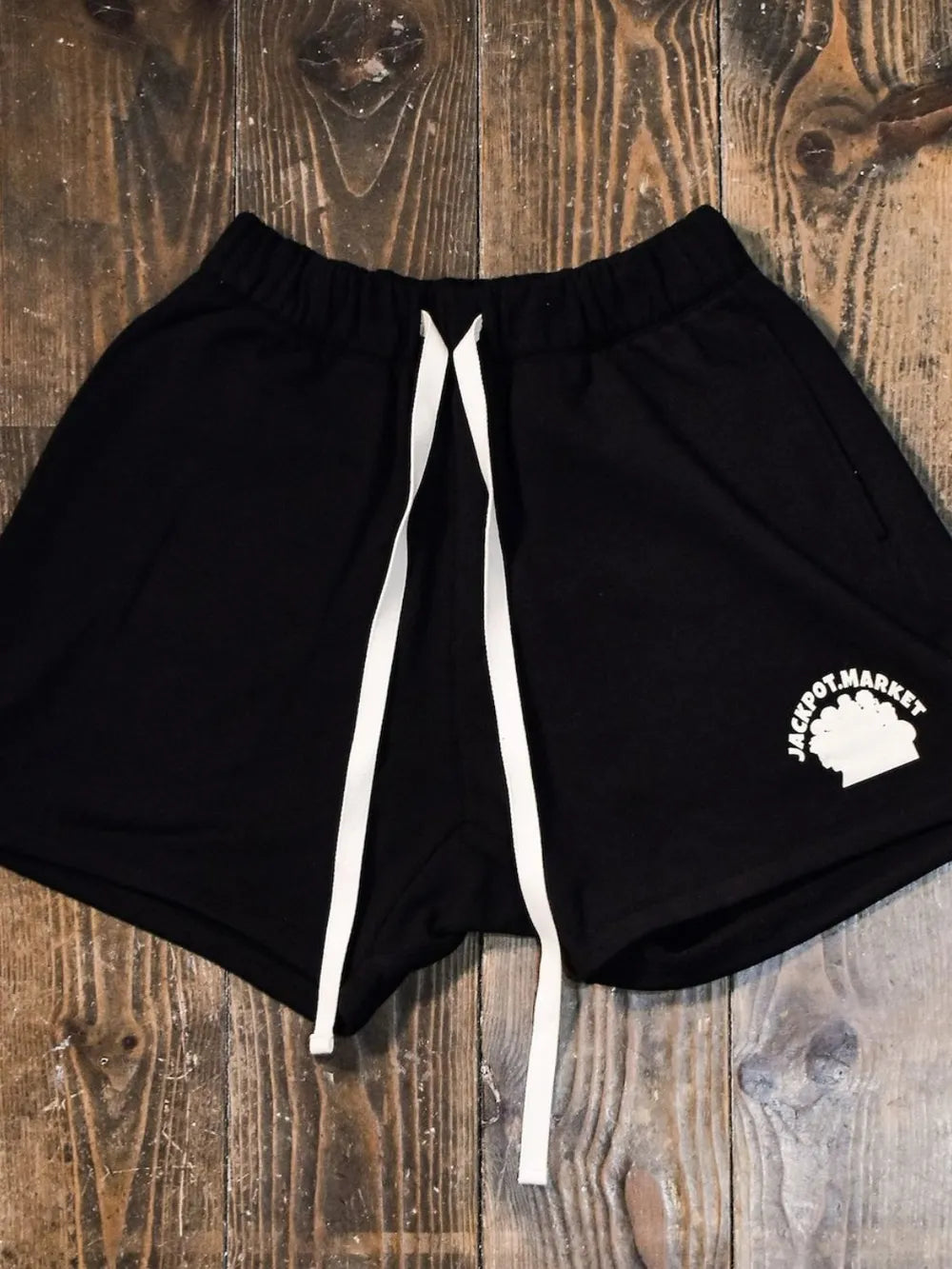 Shorts à cordon pour hommes grande taille avec poches