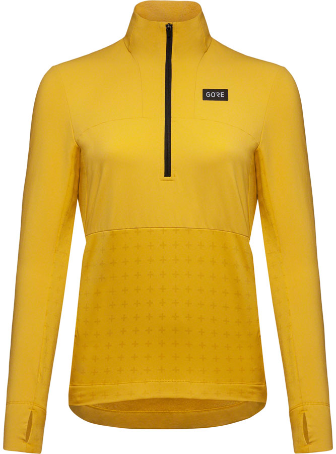 Gorewear Trail KPR Hybrid 1/2-Zip Jersey - Uniform Sand Femme Moyen