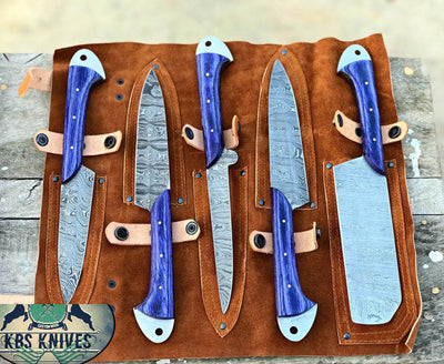 Premium Handmade Damascus Steel BBQ Knife Collection - Korvel