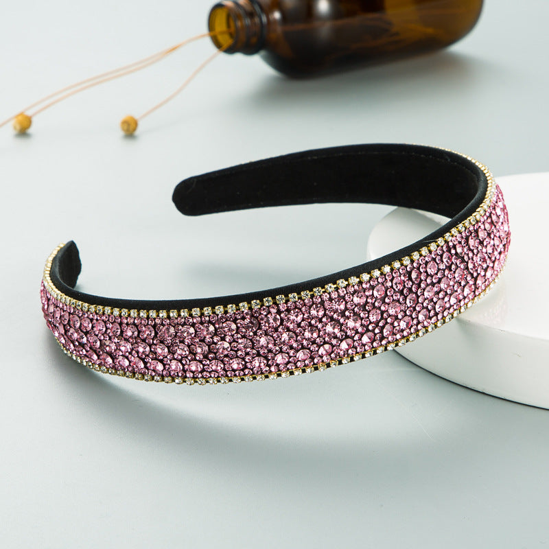 Premium Rhinestone Non-Slip Headband for Stylish Outings