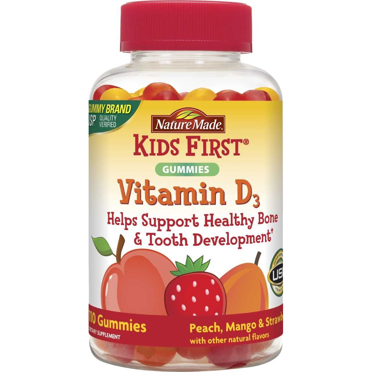 Nature Made Kids First Vitamin D3 110 Gomas