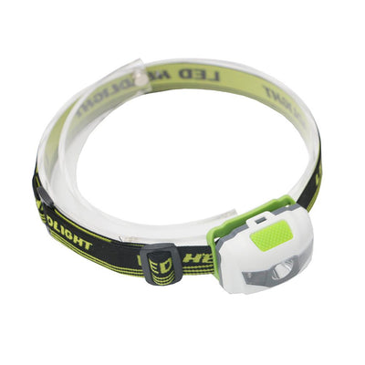 4 Modes Headlamp Waterproof LED Headlight Flashlight White + Red Torch Use 3 x AAA - Korvel