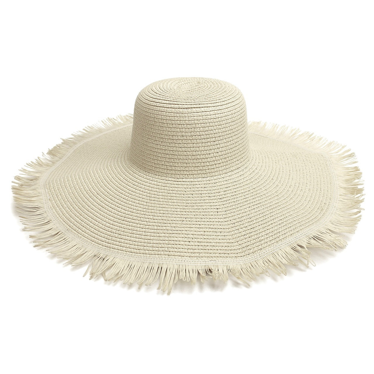 Big Brim Beach Sun Hat - Women's Woven Straw Hat