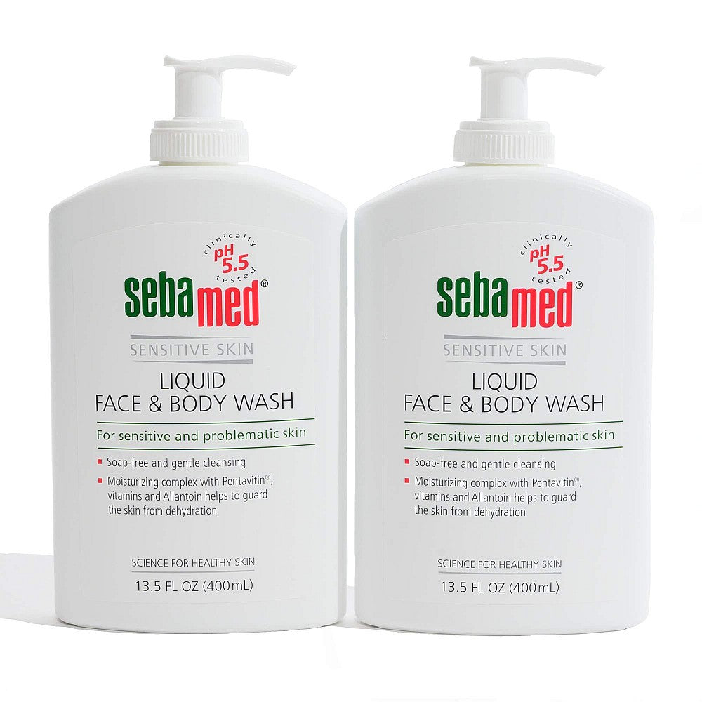 Sebamed Gel de Ducha para Cara y Cuerpo para Piel Sensible, 13.5 Oz