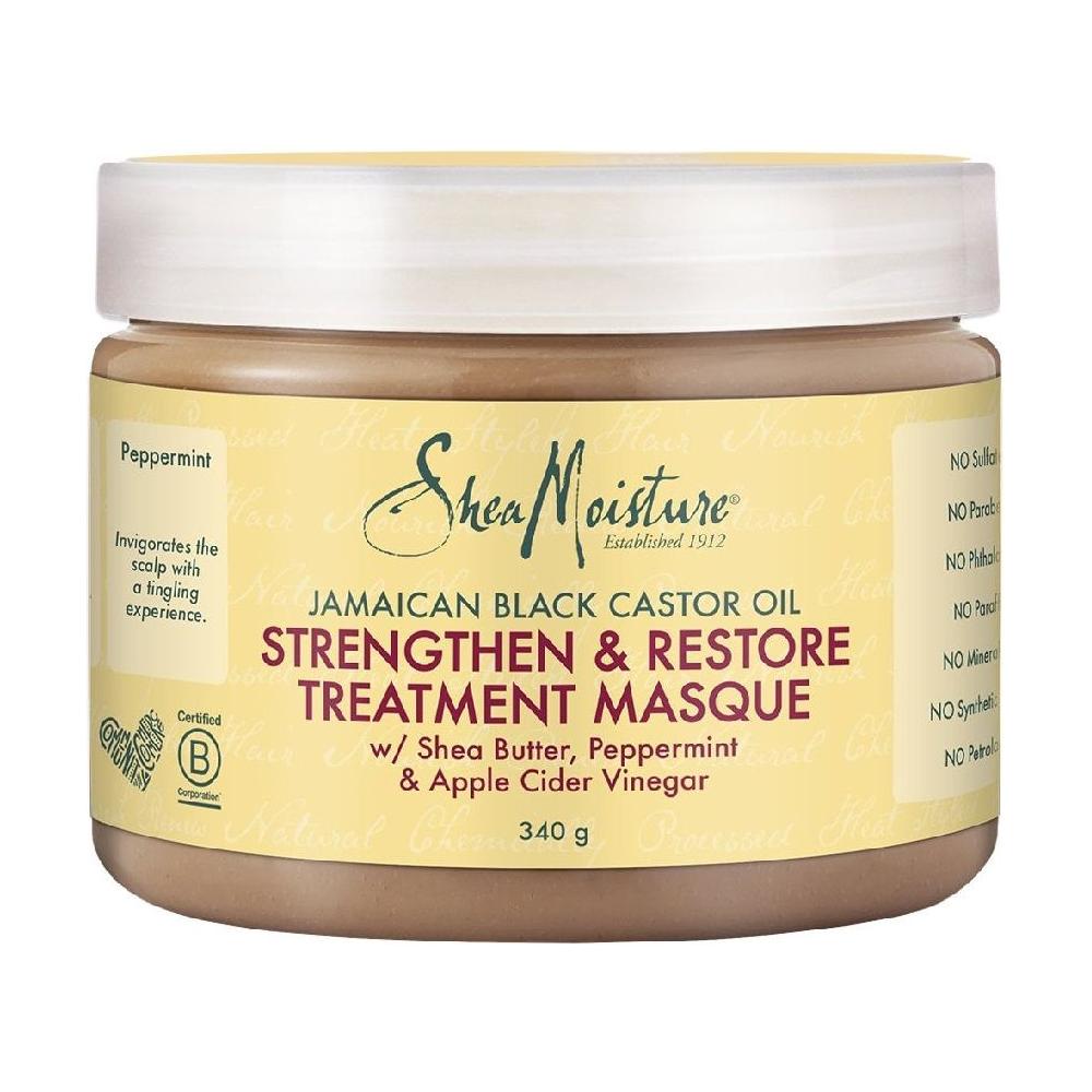 Masque de traitement Shea Moisture Strengthen, Grow & Restore 340g