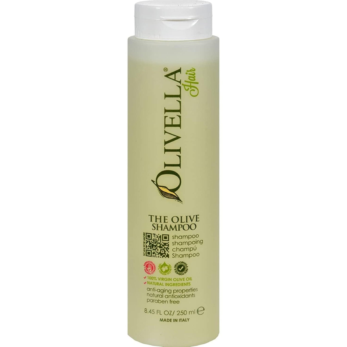 Olivella Le Shampooing à l'Olive Formule Naturelle - 8,5 fl oz