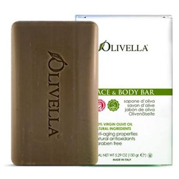 Savon Visage et Corps Olivella Classique 100 % Naturel à l'Huile d'Olive 5,29 oz