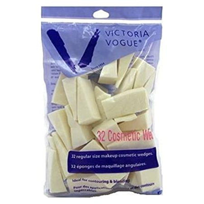 Victoria Vogue Regular Size Cosmetic Wedges - 32 Count