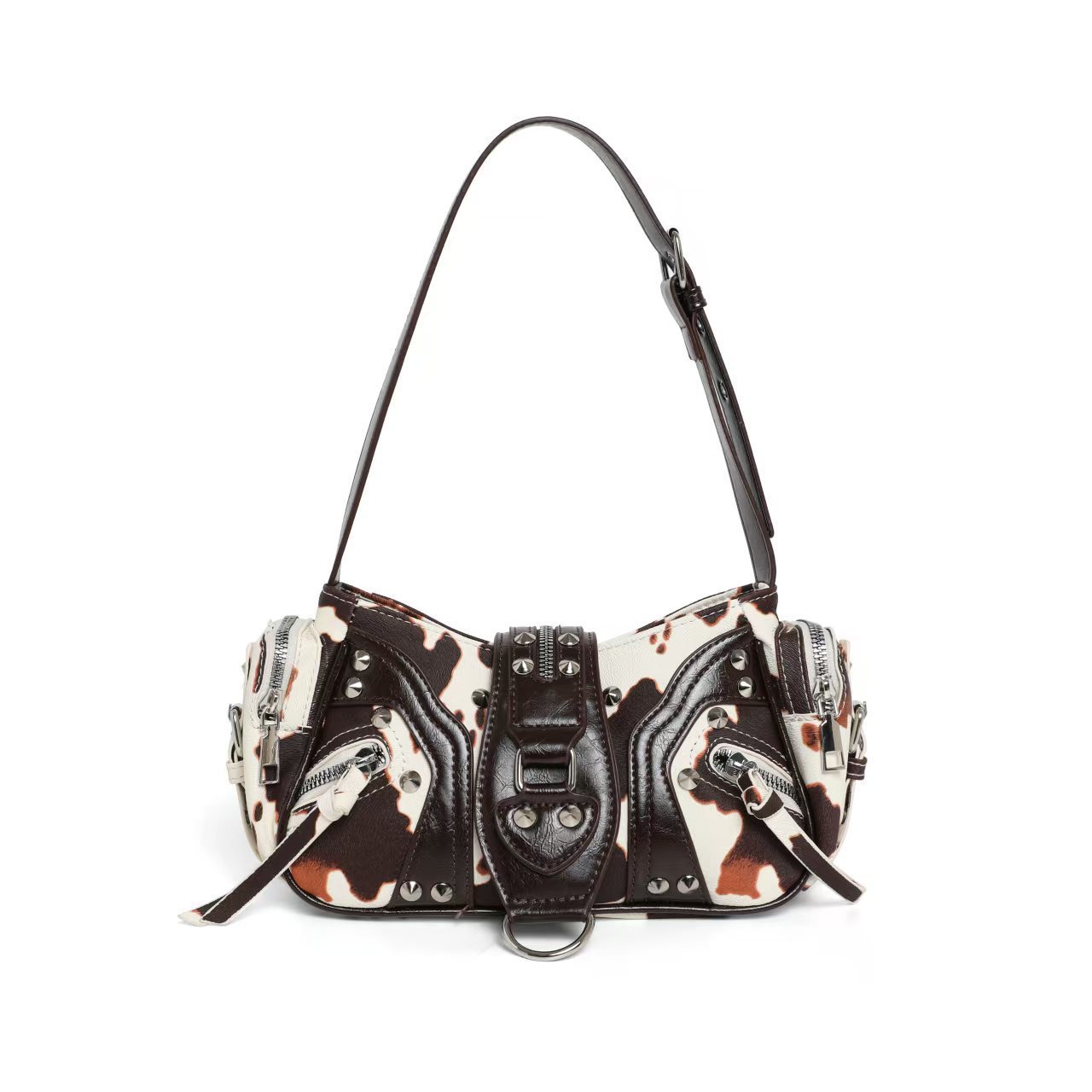 Bolso cruzado de un solo hombro Edgy Y2K
