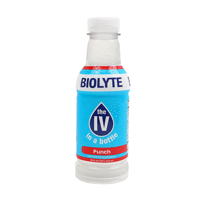 Biolyte Premium Fruit Punch Electrolyte Beverage 16 Fl Oz
