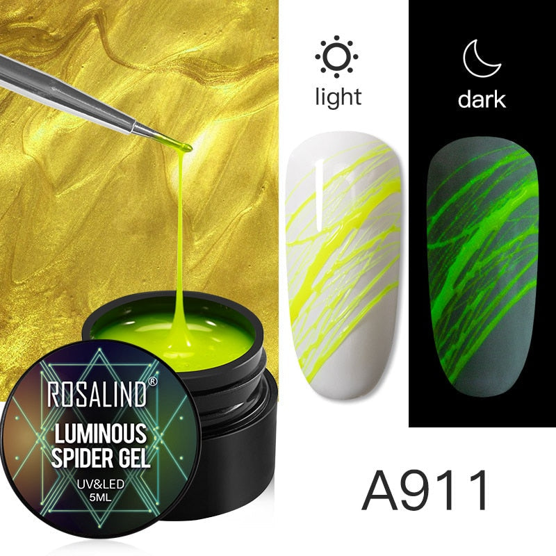 ROSALIND Gel Spider Line Nail Art Polish - 5ml
