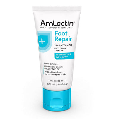 AmLactin Foot Repair Cream Therapy for Dry Cracked Heels - 85g