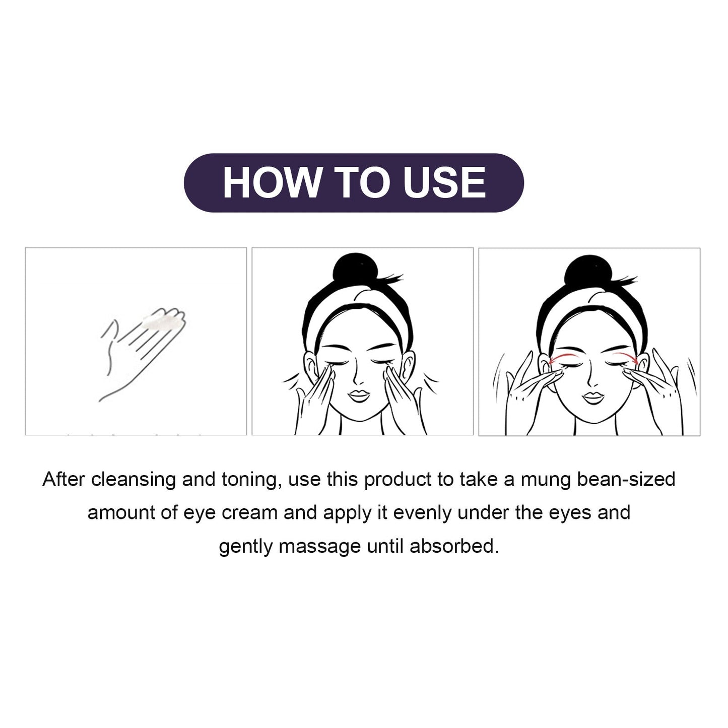 Moisturizing Eye Cream, Lightening Dark Circles And Fine Lines Under Eyes, Moisturizing And Firming Skin Eye Cream - Korvel