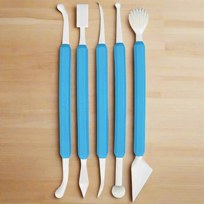 Ateco 4212 5-Piece Sculpting Tool Set for Cake Decorating