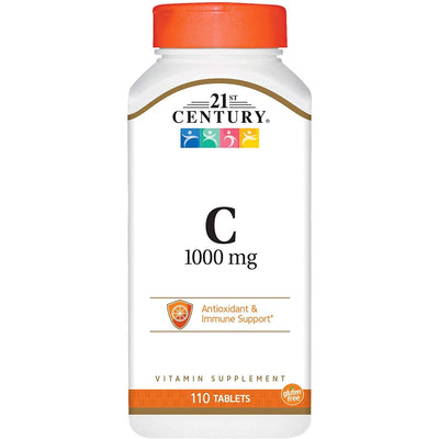 21st Century Vitamin C with Rose Hips 1000 mg Tablets - 110 Count