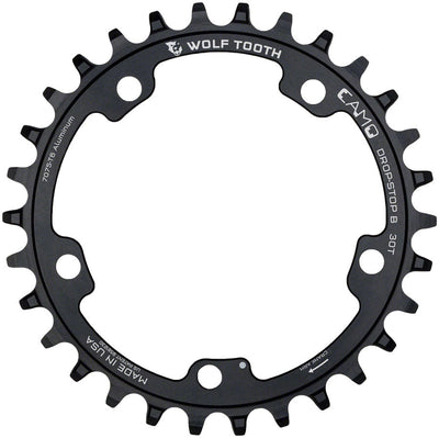 Wolf Tooth CAMO Aluminum Chainring - 30t Drop-Stop Design