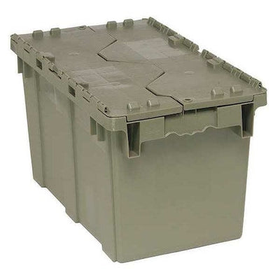 Quantum Storage Systems Gray Attached Lid Container