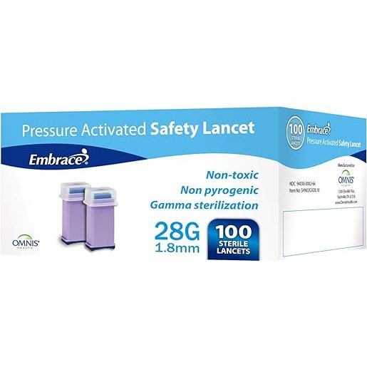 Lancetas de Seguridad Embrace 100ct