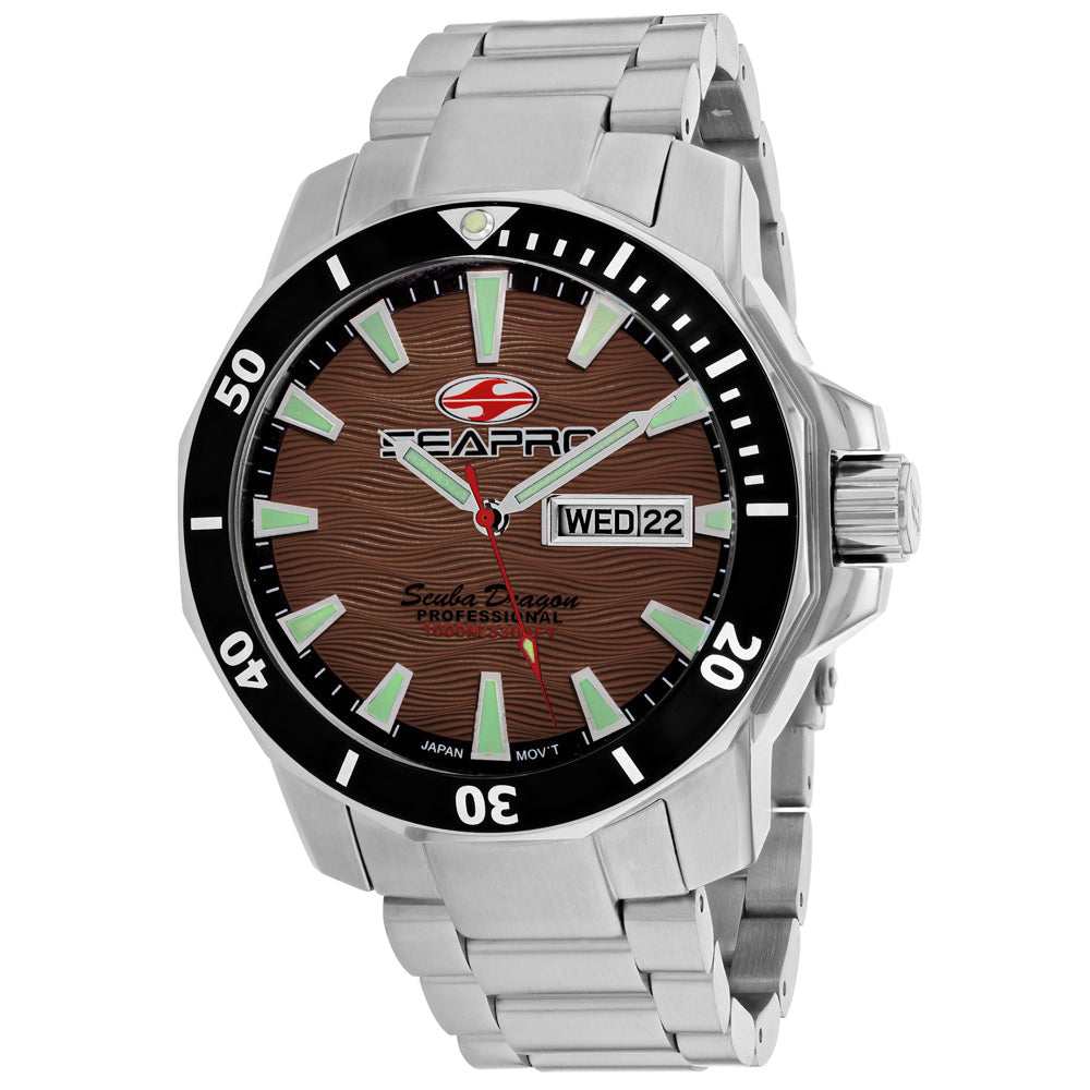 Reloj de buceo Seapro Men's Scuba Dragon Diver Edición Limitada