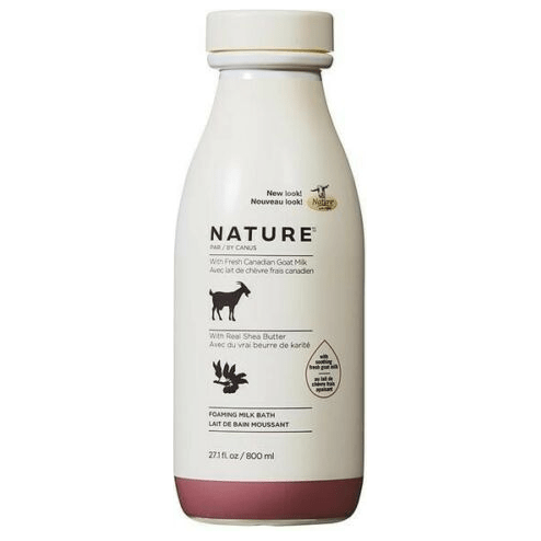 Canus Nature Beurre de Karité Bain Moussant - Lait de Chèvre Frais 27,1 Oz