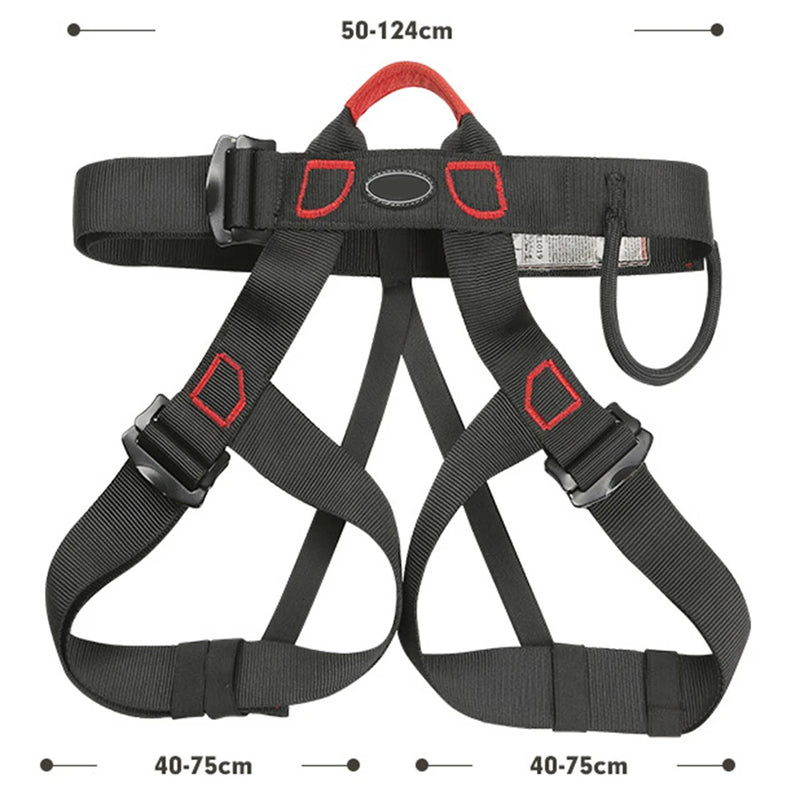 Outdoor Safety Belt Climb Rock Safety Harness Tree Climbing Half Body Harness For Women Men Children Ideal Gift For Rock Climber - Korvel