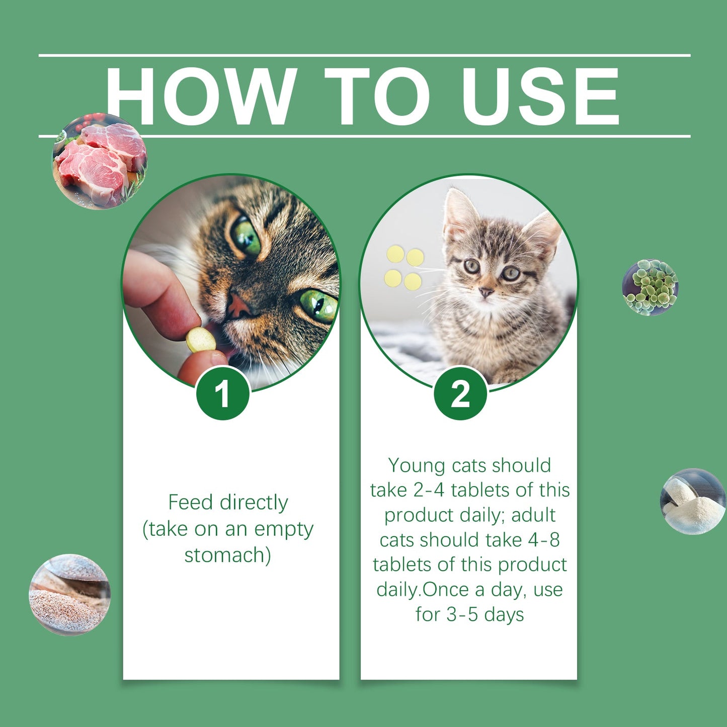 Premium Cat Grass Tablets for Nutrient Absorption