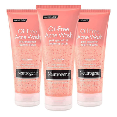 Neutrogena Oil-Free Pink Grapefruit Facial Cleanser, 6.7 Fl Oz