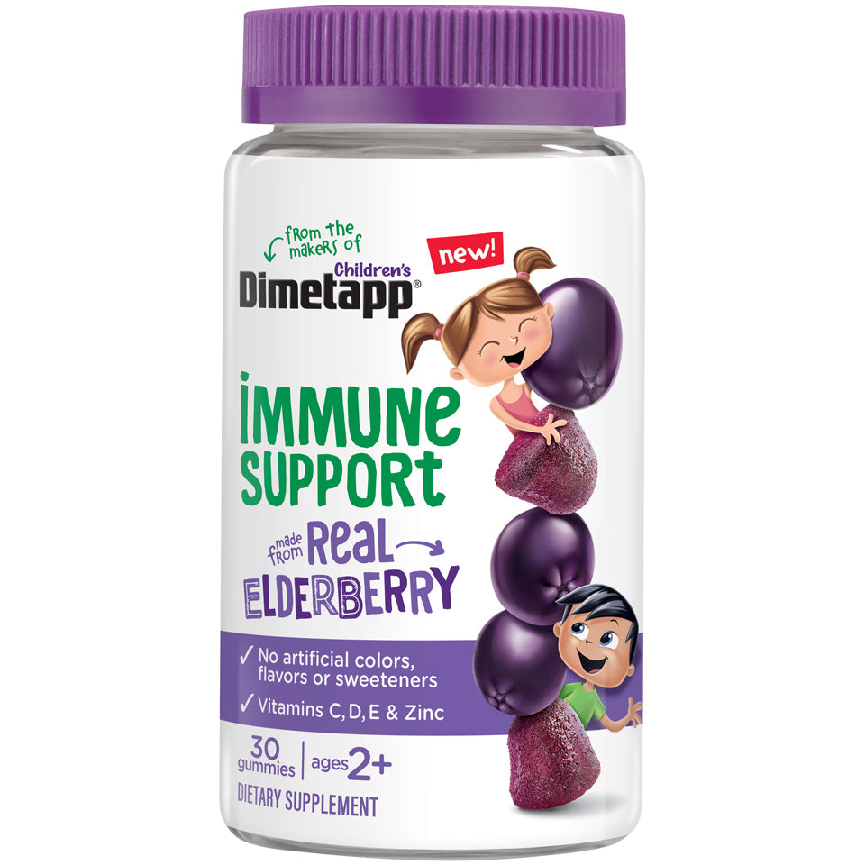 Gomitas de Apoyo Inmunológico Dimetapp con Saúco para Niños