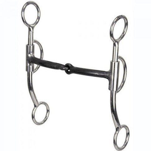 Premium 7" D&L Reiner Snaffle Bit - Smooth Sweet Iron - Korvel