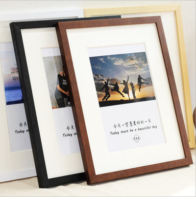 Developing photos, customizing solid wood picture frame, wall hanging 8k4ka3a4 36 "24 20" advertising poster mounting - Korvel