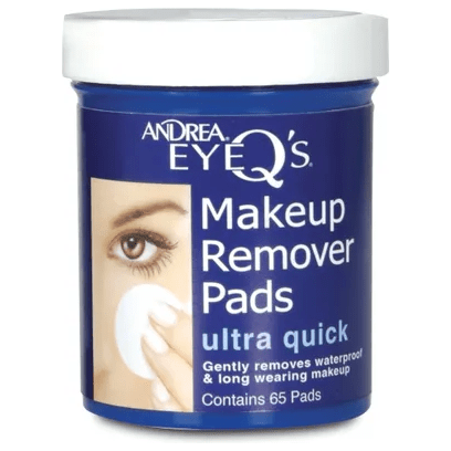 Andrea Eye Q's Ultra Quick Eye Makeup Remover Pads - 65 Count