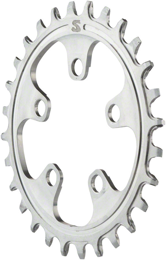 Anillo Surly Narrow Wide X-Sync 28t 58mm BCD de Acero Inoxidable